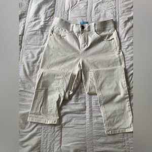 Straight leg stretchy pants